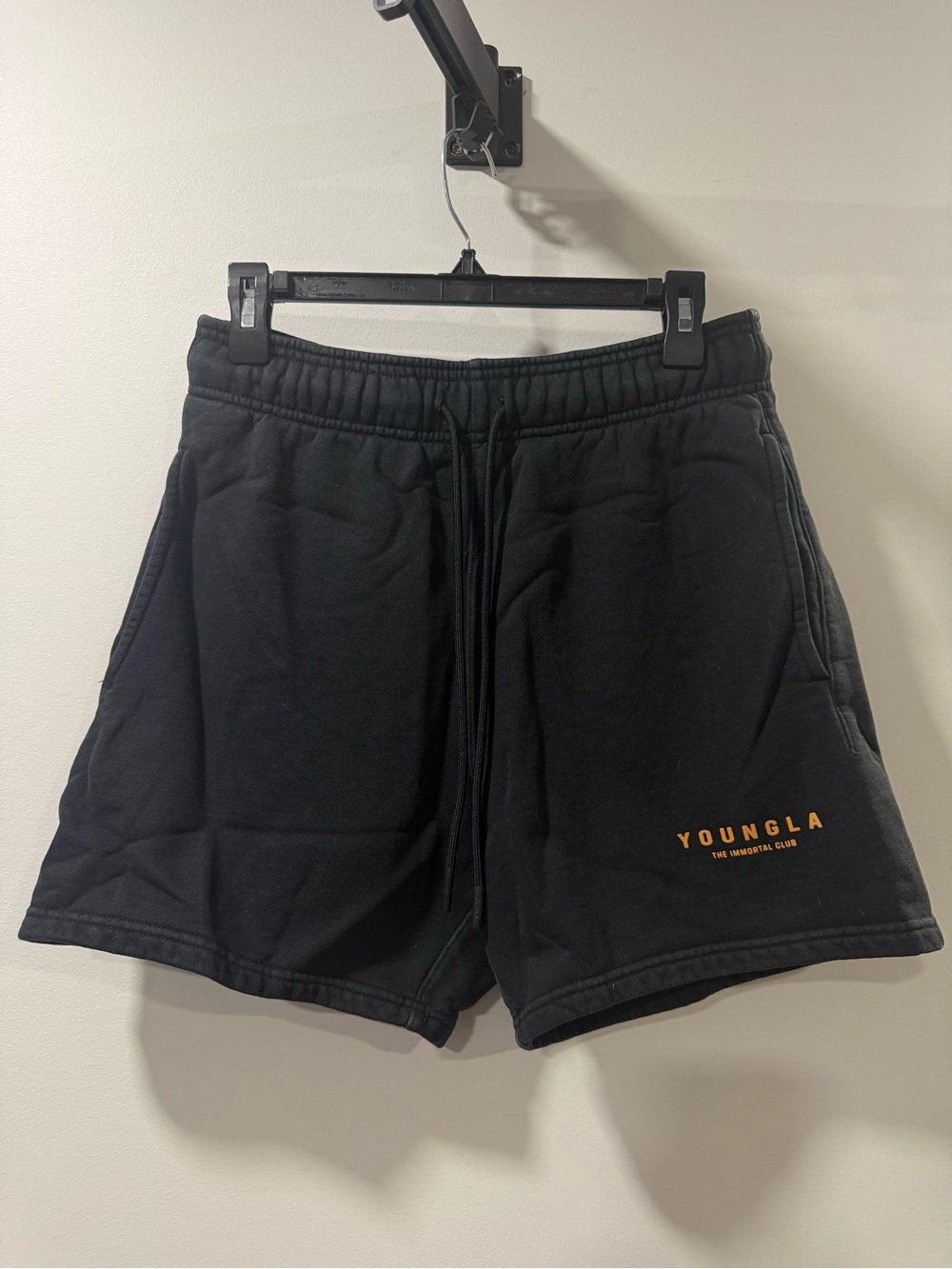 YoungLA Black Athletic Sweat Shorts Men’s Medium Like New